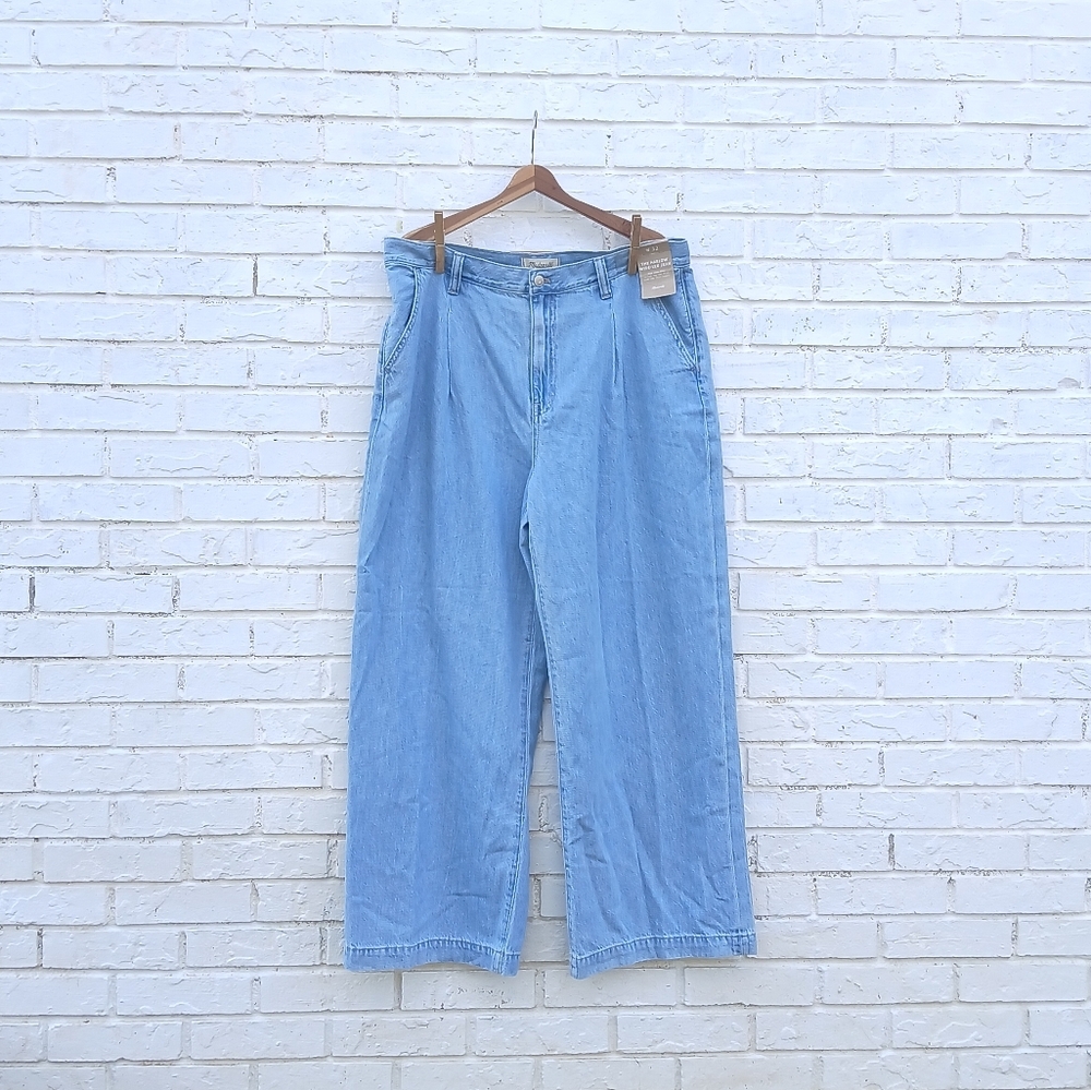 Madewell Harlow Wide Leg Jeans Size 32 - Picture 4 of 9